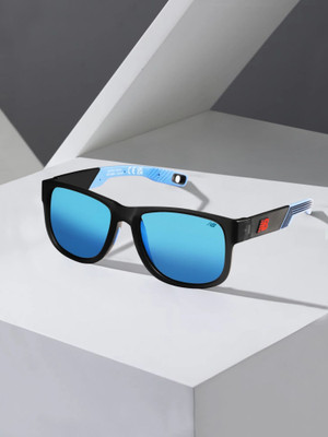 New Balance Retro Square Sunglasses(For Men, Blue)