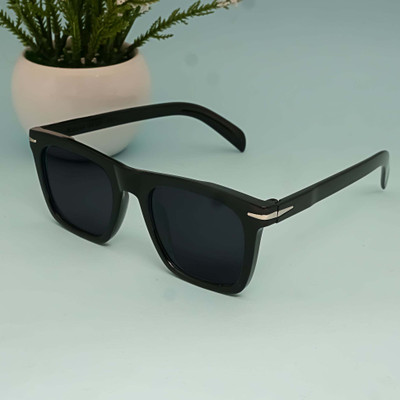 FASTDEALS Retro Square, Wayfarer, Spectacle  Sunglasses(For Boys & Girls, Black)