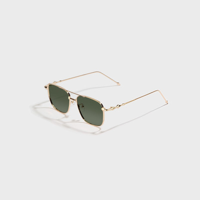 SAM AND MARSHALL Retro Square Sunglasses(For Men & Women, Green)