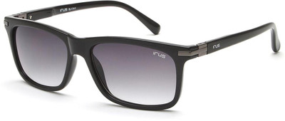 IRUS Retro Square Sunglasses(For Men, Grey)
