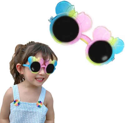 BABYMOON Round Sunglasses(For Boys & Girls, Clear)