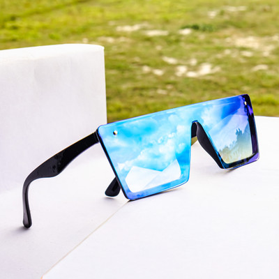 jiebo Rectangular Sunglasses(For Men, Blue)