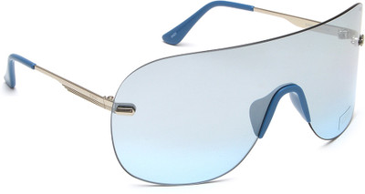IDEE Retro Square Sunglasses(For Men, Blue)