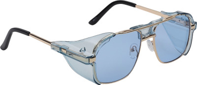 ROZZETTA CRAFT Retro Square Sunglasses(For Men & Women, Blue)