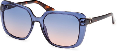 GUESS Retro Square Sunglasses(For Women, Brown)