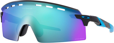 OAKLEY Rectangular Sunglass(For Men, Blue)