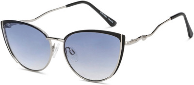 VINCENT CHASE by Lenskart Cat-eye Sunglasses(For Women, Blue)
