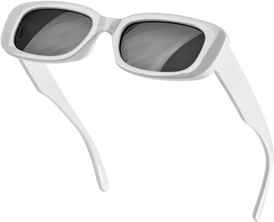 Dcmr Sports, Spectacle , Rectangular, Retro Square, Cat-eye Sunglasses(For Men & Women, Black)