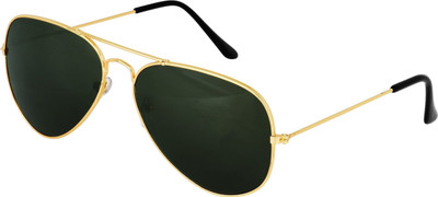 Zienz Aviator, Rectangular, Oval, Sports Sunglasses(For Boys & Girls, Green)