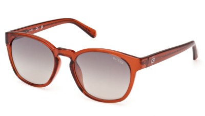 GUESS Oval Sunglasses(For Men, Brown)