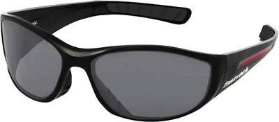 Fastrack Wrap-around, Rectangular Sunglasses(For Men & Women, Black)