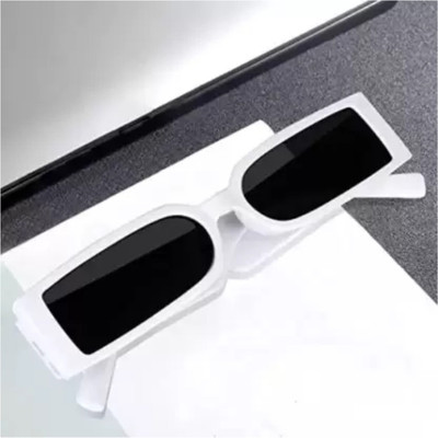 David Martin Rectangular Sunglasses(For Men & Women, Black)