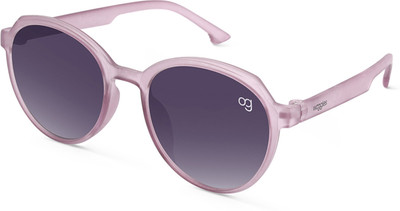 Woggles Round Sunglasses(For Boys & Girls, Black)