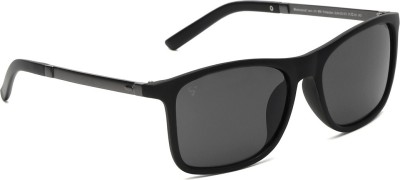 Sunnies Retro Square Sunglasses(For Men & Women, Violet)