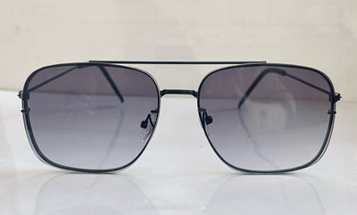 Specoo Rectangular Sunglasses(For Men & Women, Black)