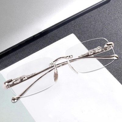 eyedens Rimless Rectangle Frame(145 mm)