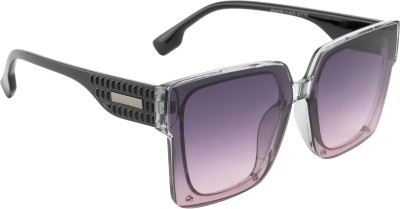 Dressberry Retro Square Sunglasses(For Women, Grey)