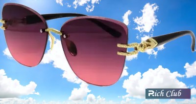 SpadeAces Butterfly Sunglasses(For Women, Pink)