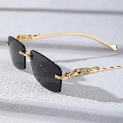 ALFATOORE Rectangular Sunglasses(For Men & Women, Black)