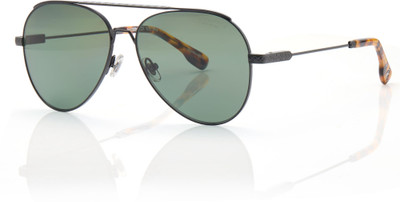 Shisen Fox Aviator Sunglasses(For Men & Women, Green)