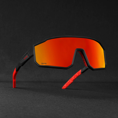 Eyewearlabs Rectangular, Wrap-around, Over-sized, Sports Sunglasses(For Men & Women, Red)