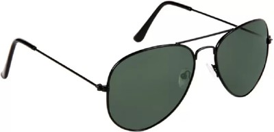 GANSTA Aviator Sunglasses(For Men & Women, Green)