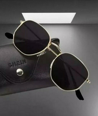 PairiT Round Sunglasses(For Men & Women, Black)