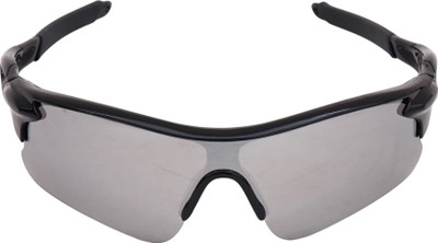 The Optical Store Wrap-around Sunglasses(For Men & Women, Grey)