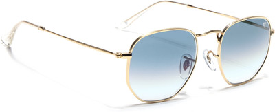 VOYAGE Round Sunglasses(For Men & Women, Grey, Clear)