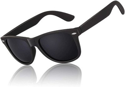 Zadinga Wayfarer Sunglasses(For Men, Black)
