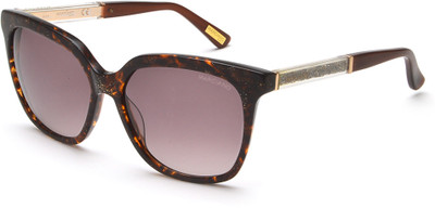 GUESS Retro Square Sunglasses(For Women, Brown)