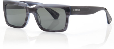 Shisen Fox Rectangular Sunglasses(For Men & Women, Grey)
