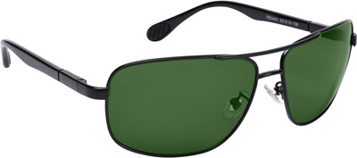 Roadster Wayfarer, Rectangular Sunglasses(For Men, Green)