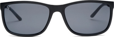 house of common Rectangular Sunglasses(For Men & Women, Grey)