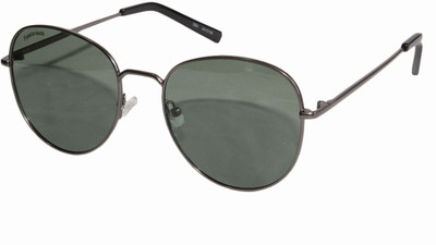 Fastrack Round Sunglasses(For Men & Women, Green)