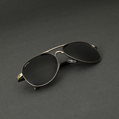 Gynk Aviator Sunglasses(For Men & Women, Black)