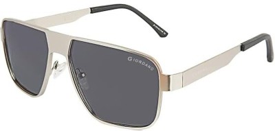 GIORDANO Rectangular Sunglasses(For Men & Women, Grey)