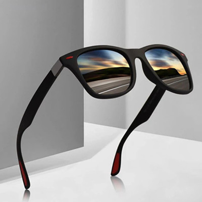 Supreno Wayfarer Sunglasses(For Men, Black)
