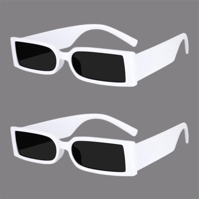 Tijarat Rectangular Sunglasses(For Men & Women, Black)