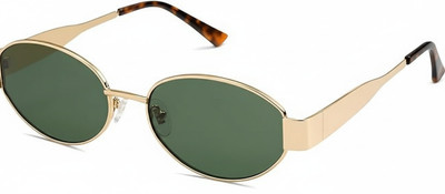 Zeviate Oval Sunglasses(For Men & Women, Green)
