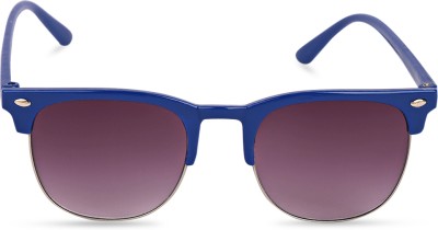 Dukiekooky Clubmaster Sunglasses(For Boys & Girls, Black)