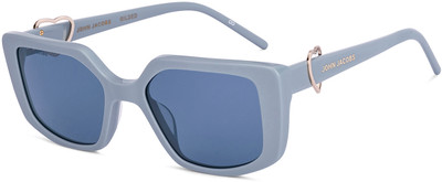 john jacobs Rectangular Sunglasses(For Men & Women, Blue)
