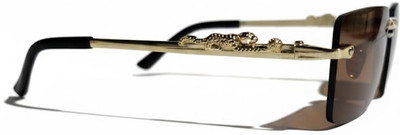 FIROJENTERPRISE Rectangular Sunglasses(For Men & Women, Brown)