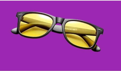 LENS LIBRARY Wayfarer Sunglasses(For Men & Women, Yellow)