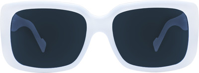 PETER JONES Retro Square Sunglasses(For Men & Women, Black)