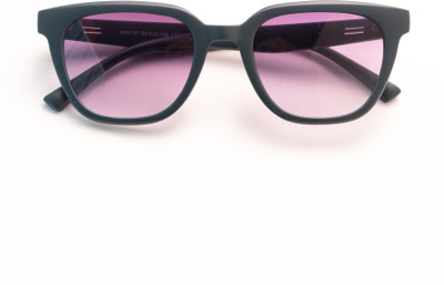 Kalveera Cat-eye, Rectangular, Over-sized, Retro Square Sunglasses(For Men & Women, Grey)