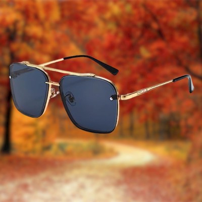 Rich Club Wayfarer Sunglasses(For Men, Black)