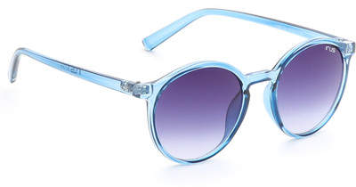 IRUS Round Sunglasses(For Men & Women, Blue)