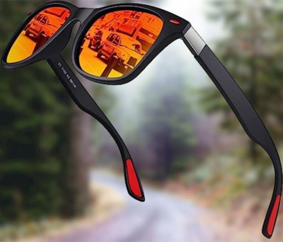 indob Wayfarer Sunglasses(For Men & Women, Yellow)