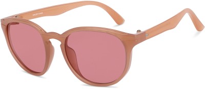 VINCENT CHASE by Lenskart Round Sunglasses(For Men & Women, Pink)